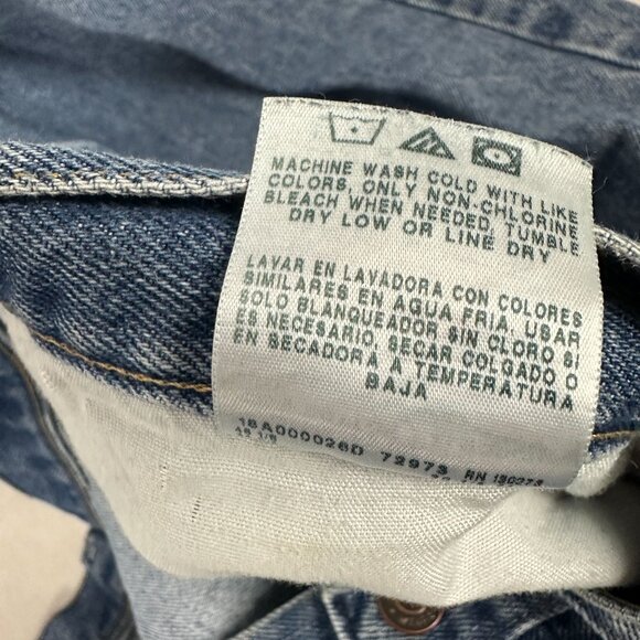 Wrangler Mens Premium Quality Regular Fit Jeans Size 44X30 Cotton Blue Denim - Picture 5 of 5